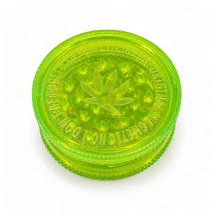 Grand Grinder Acrylique Feuille de Cannabis
