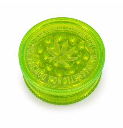 Grand Grinder Acrylique Feuille de Cannabis