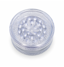 Petit Grinder Acrylique Feuille de Cannabis