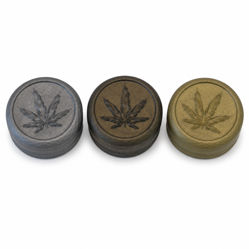 GRINDER FEUILLE DE CANNABIS
