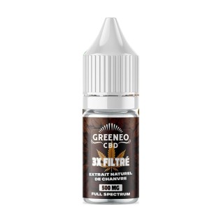 3X Filtré 10 ml 500 mg Full Spectrum – Greeneo