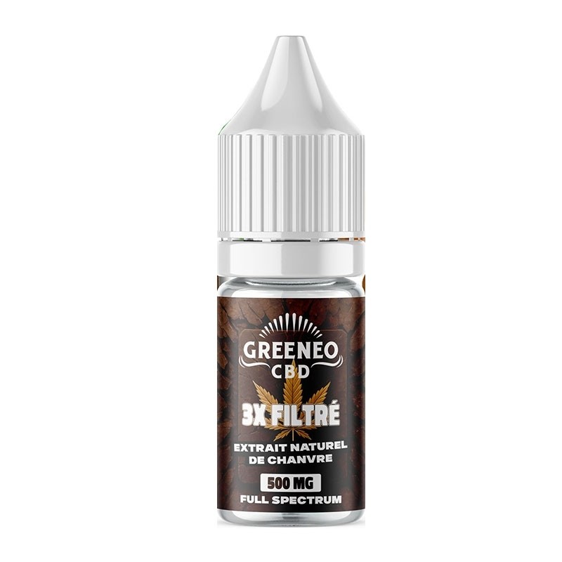 3X Filtré 10 ml 500 mg Full Spectrum – Greeneo