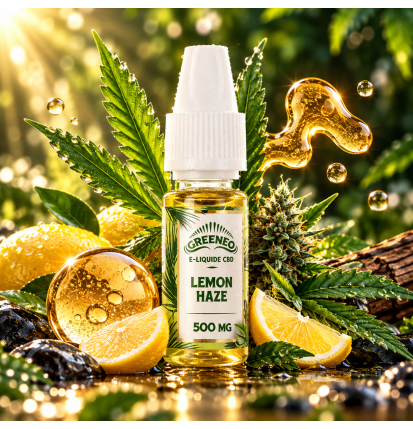 E-liquide CBD Lemon Haze 500 mg 10 ml – Greeneo