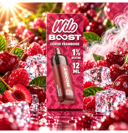 🍒 Wilo Boost – Cartouches Cerise Framboise