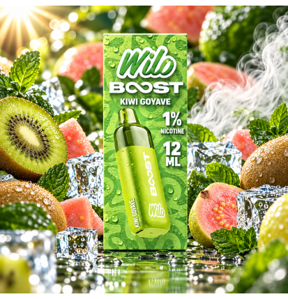 Wilo Boost Goyave Kiwi 12 ml – Nicotine 1 % (10 mg/ml)