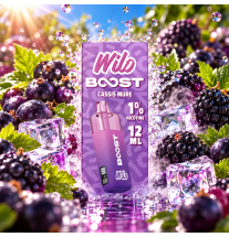 Wilo Boost Cassis Mûre 12 ml – Nicotine 1 % (10 mg/ml)