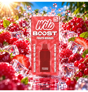 Cartouche Wilo Boost Fruits Rouges 2 + 10 ml – Nicotine 1 % (10 mg/ml)