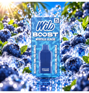 Cartouche Wilo Boost Myrtille Glacée 2 + 10 ml – Nicotine 1 % (10 mg/ml)