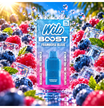 Cartouche Wilo Boost Framboise Bleue 2 + 10 ml – Nicotine 1 % (10 mg/ml)