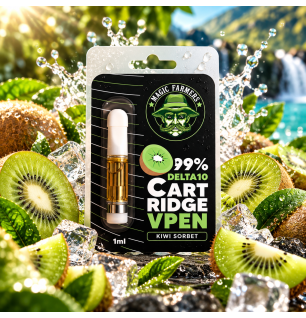 Cartouche Kiwi Sorbet Delta-10 99 % 1 ml â Magic Farmers