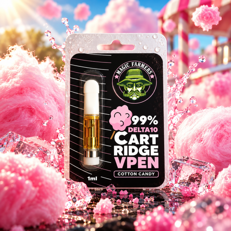 Cartouche Cotton Candy Delta-10 99 % 1 ml – Magic Farmers