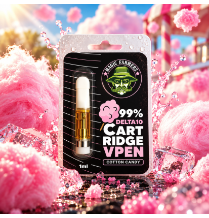 Cartouche Cotton Candy Delta-10 99 % 1 ml – Magic Farmers