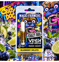 Cartouche Crazy Dog Blueberry Mojito Magic Sauce – Magic Farmers