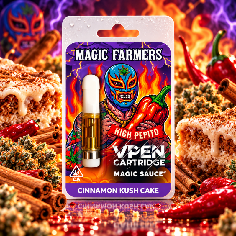 Cartouche High Pepito Cinnamon Kush Cake Magic Sauce – Magic Farmers