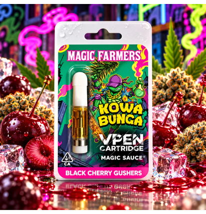 Cartouche Kowa Bunga Black Cherry Gushers Magic Sauce – Magic Farmers