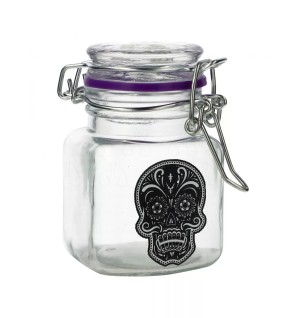 Bocal de conservation en verre – Joint violet et fermeture métallique