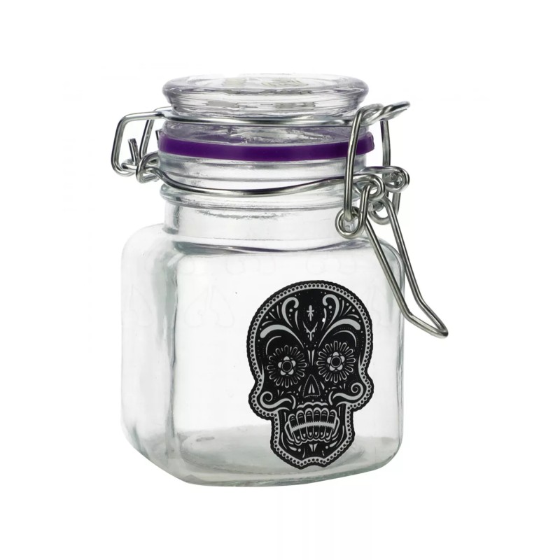 Bocal de conservation en verre – Joint violet et fermeture métallique Bocal de conservation en verre – Joint violet et fermeture métallique