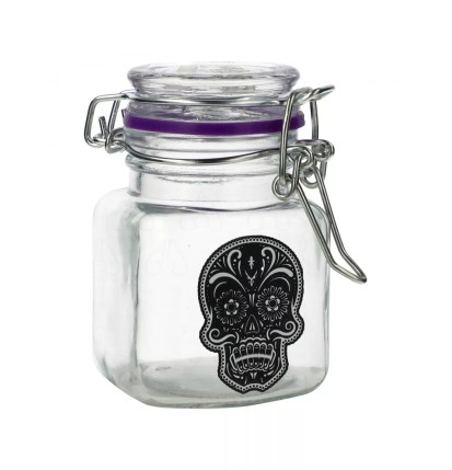 Bocal de conservation en verre – Joint violet et fermeture métallique