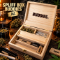 Boîte fumeur en bois Buddies Spliff Box XL – Rangement à compartiments