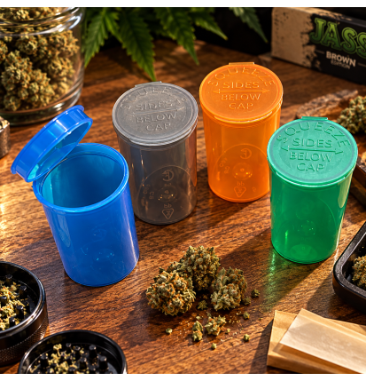 Boîte de rangement Pop-Up – Pot en plastique à ouverture par pression