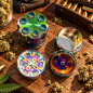 Grinder en métal Barillet – Broyeur à herbes avec finition irisée