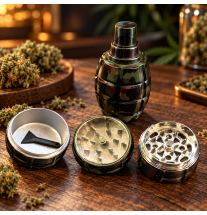 Grinder Grenade en métal – Broyeur à herbes démontable