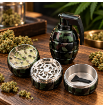 Grinder Grenade en métal – Broyeur à herbes démontable