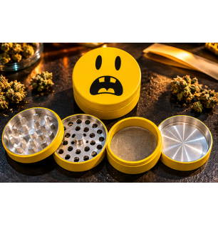 copy of Grinder Smiley en métal 4 parties – Broyeur à herbes avec tamis