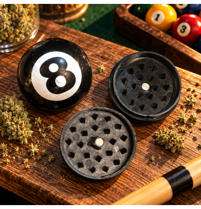 Grinder Boule de Billard en plastique – Broyeur à herbes 2 parties