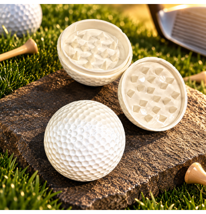 Grinder Balle de Golf en plastique – Broyeur à herbes 2 parties