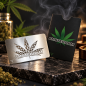 Grinder Carte – Râpe à herbes plate avec étui