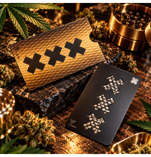 Grinder Carte – Râpe à herbes plate avec étui