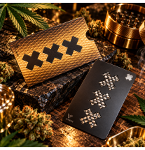 Grinder Carte – Râpe à herbes plate avec étui
