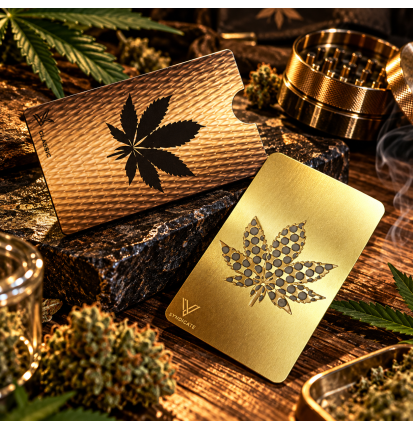 Grinder Carte – Râpe à herbes plate avec étui