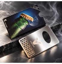 Grinder Carte et Décapsuleur 2-en-1 en métal – V Syndicate