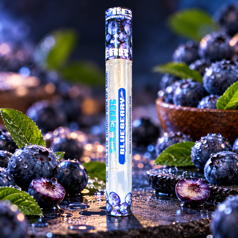 Cyclones Clear Blueberry – 2 cônes transparents préroulés saveur myrtille Cyclones Clear Blueberry – 2 cônes transparents préroulés saveur myrtille