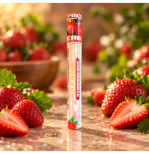 Cyclones Clear Strawberry – 2 cônes transparents préroulés saveur fraise