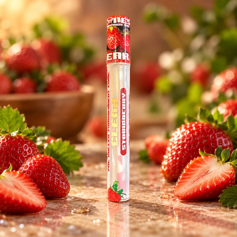 Cyclones Clear Strawberry – 2 cônes transparents préroulés saveur fraise Cyclones Clear Strawberry – 2 cônes transparents préroulés saveur fraise