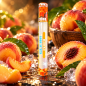 Cyclones Clear Peach – 2 cônes transparents préroulés saveur pêche