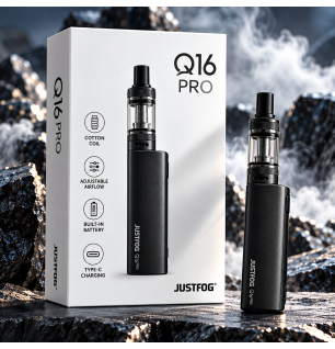 Kit cigarette électronique Q16 Pro Noir – Justfog