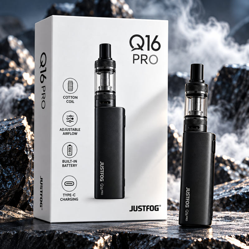 Kit cigarette électronique Q16 Pro Noir – Justfog