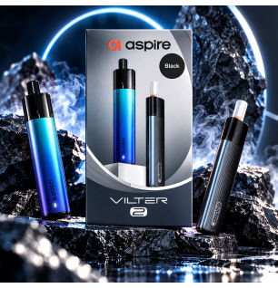 Kit cigarette électronique Vilter 2 Black – Aspire