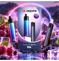 Kit cigarette électronique Vilter 2 Pink & Purple Fade – Aspire
