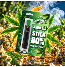 Pen Stick CBD Amnesia 80 % Full Spectrum 1 ml – Greeneo