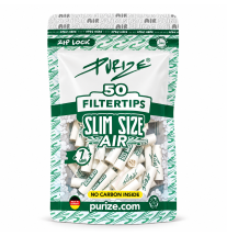 Filtres PURIZE Slim Size AIR 7 mm sans charbon – Sachet de 50