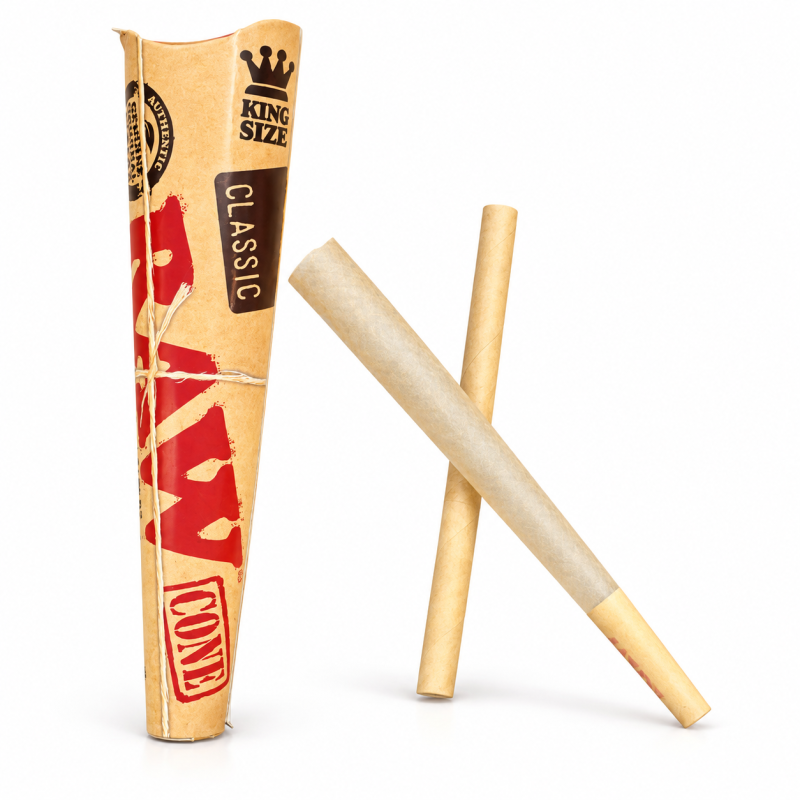 Cônes préroulés RAW Classic King Size – Lot de 3 Cônes préroulés RAW Classic King Size – Lot de 3