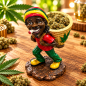 Cendrier Rasta avec panier – Figurine à tête fixe