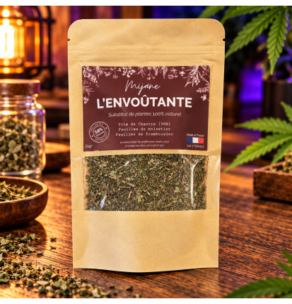 Substitut de tabac L’Envoûtante Mijane – Mélange de plantes 15 g ou 30 g
