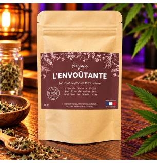 Substitut de tabac L’Envoûtante Mijane – Mélange de plantes 15 g ou 30 g