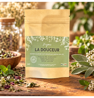 Substitut de tabac La Douceur Mijane – Mélange de plantes 15 g ou 30 g